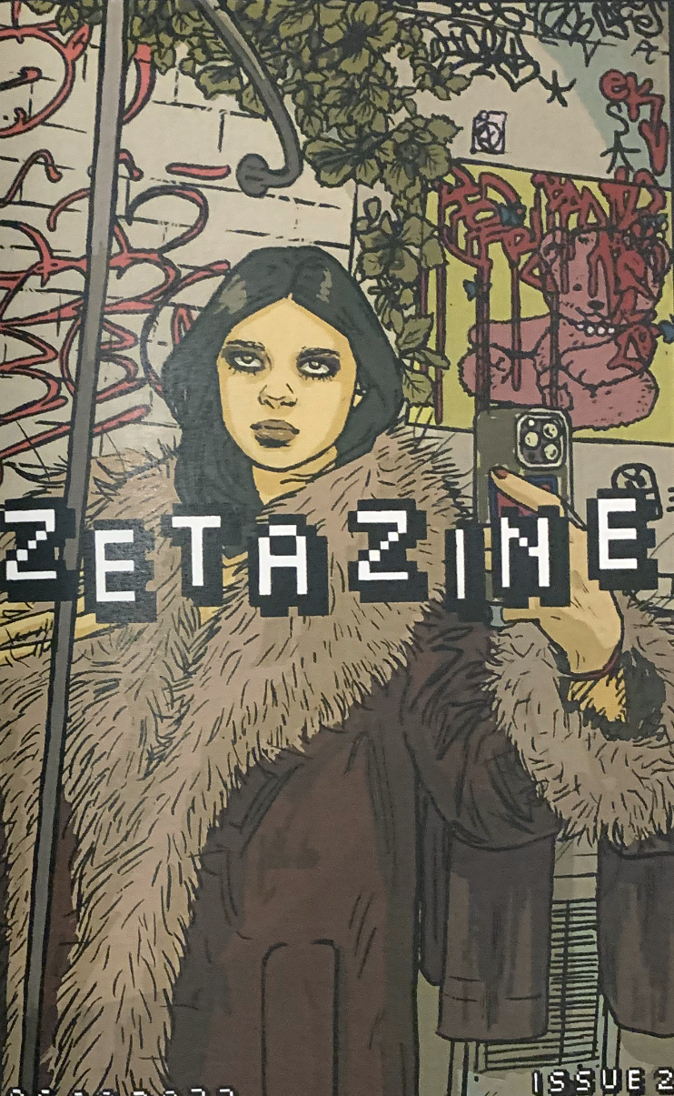 Cover art for Zeta Zine #2 by Zeta Paul